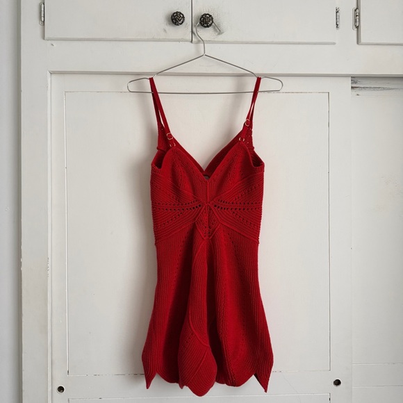 Cult Gaia Marlow Red Mini Dress - Picture 3 of 9